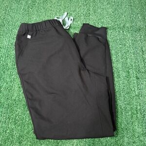 FIGS Black Jogger Pants‎ Size Large Short for Women